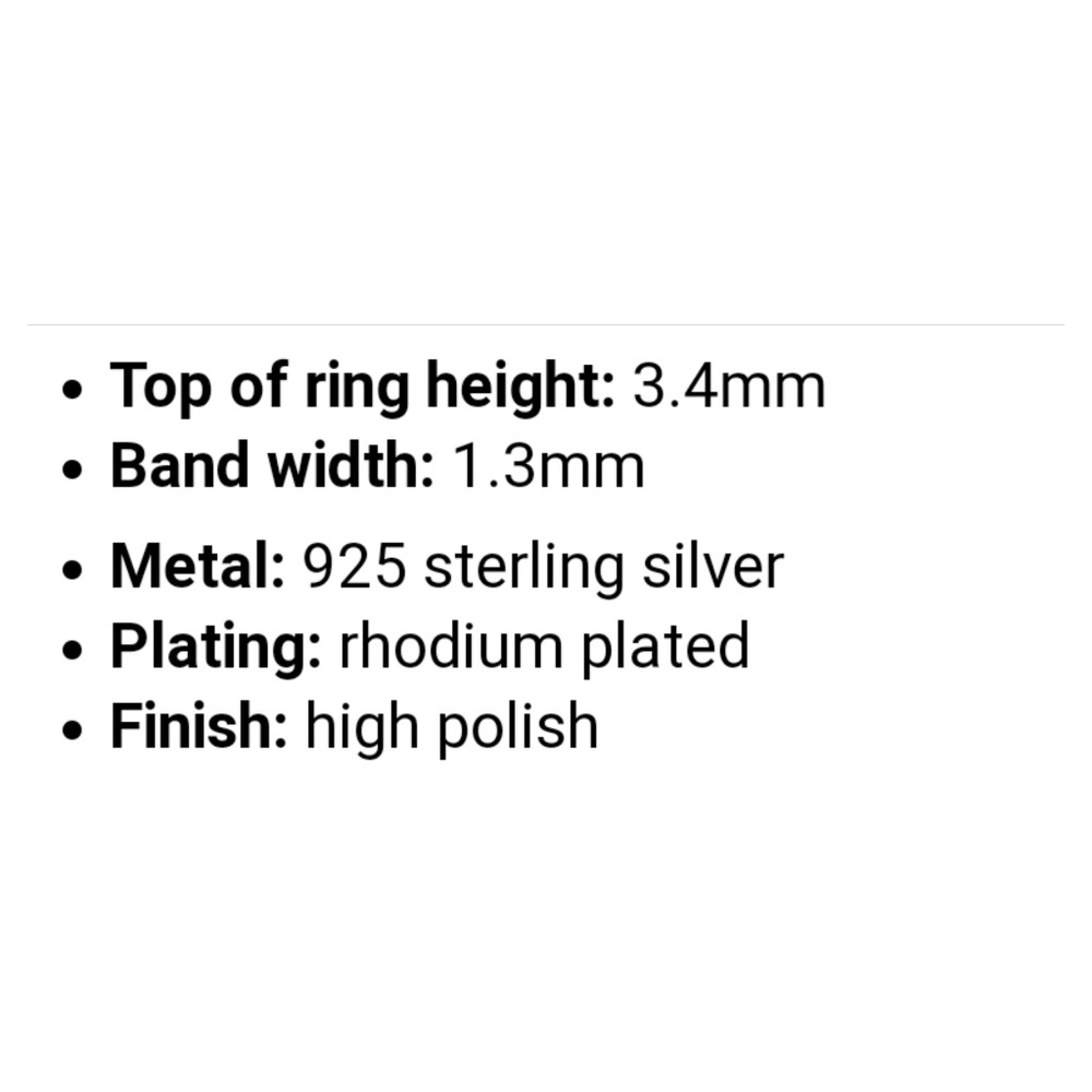 Sterling Silver "Blessed" Ring - Picture 4 of 4